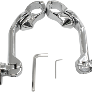 Highway Pegs With Mount - Chrome