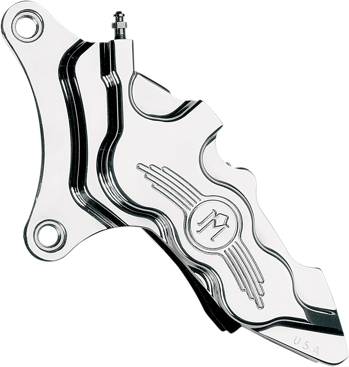 6 Piston Caliper - 13" - Left - Chrome - Image 2