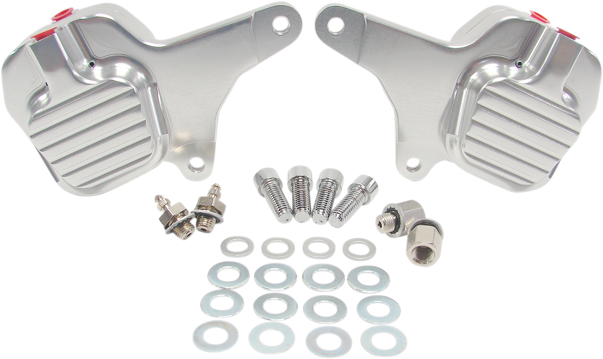 Front Caliper - Dual Disc - Clear Anodized