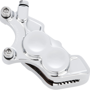 4-Piston Caliper - Front Right - 11.8" - Chrome