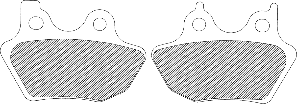 Semi-Metallic Brake Pads - Front/Rear - Image 2