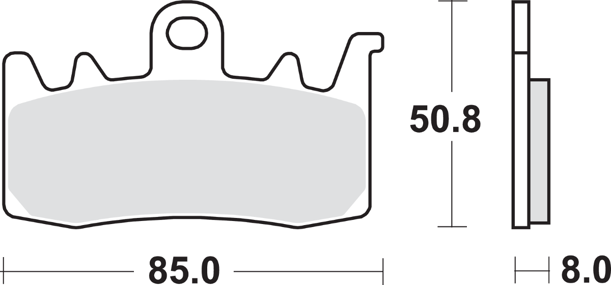 HS Brake Pads - 900HS - Image 2