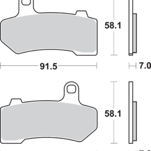 Sintered Brake Pads - Harley-Davidson