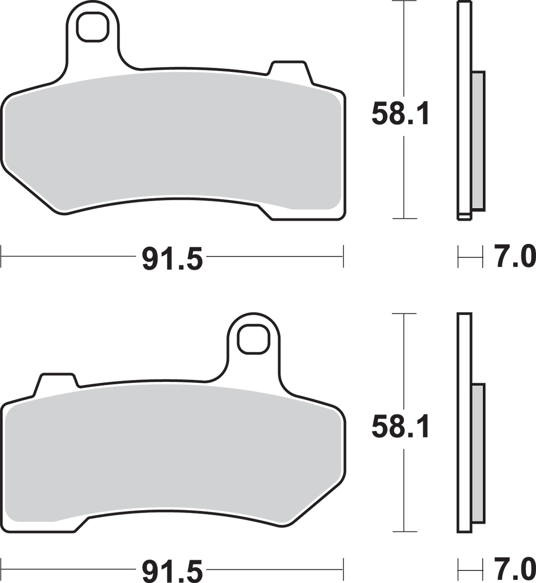 Sintered Brake Pads - Harley-Davidson