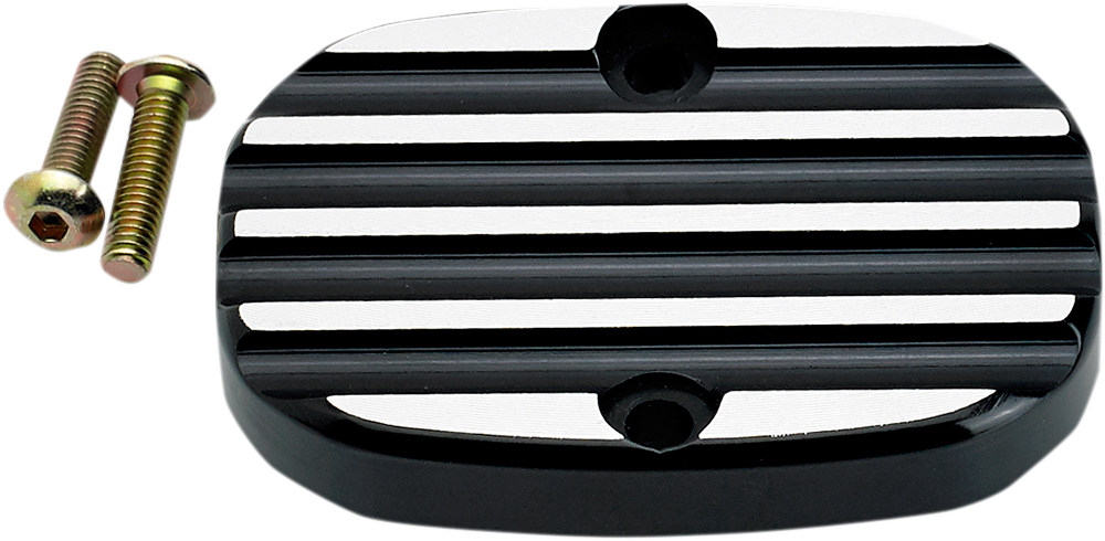 Master Cylinder Cover - Finned - Black - FL