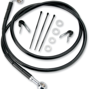 Brake Line - Front - Black - +2"