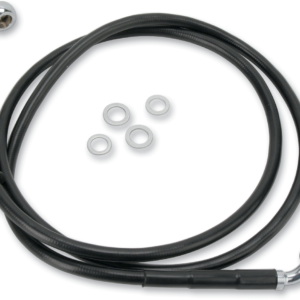 Brake Line - Front - Black - +2" - '10-'15 FXDWG
