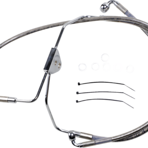 Brake Line - Front - +2" - Touring - Stainless Steel