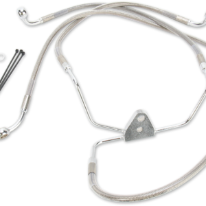 Brake Line - Front - +10" - Touring - Stainless Steel
