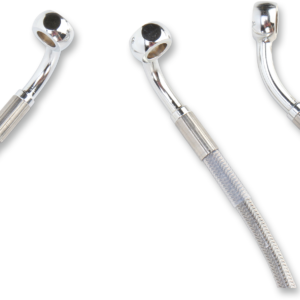 Brake Line - Front - +4" - Stainless Steel