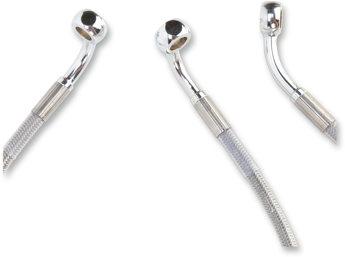 Brake Line - Front - +6" - Stainless Steel - Image 2