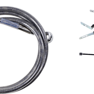 Brake Line - Front - +10" - Stainless Steel - XL