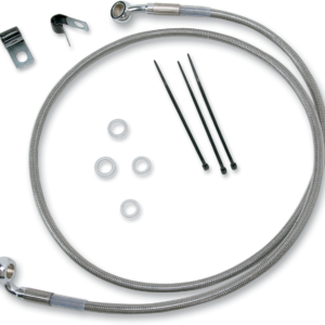 Brake Line - Front - +2" - Stainless Steel