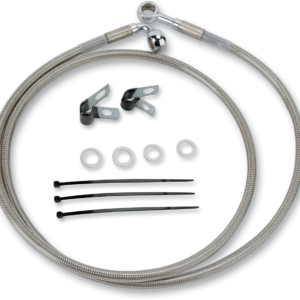 Brake Line - Front - +2" - Stainless Steel