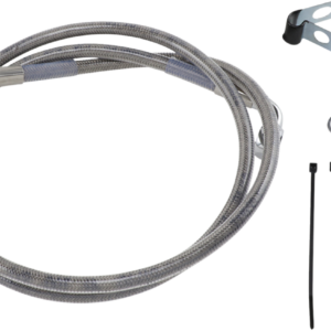 Brake Line - Front - +2" - Stainless Steel