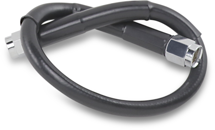 Universal Brake Line - Black - 12" - Image 2