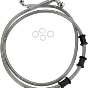 Brake Line - Front - +10" - Stainless Steel