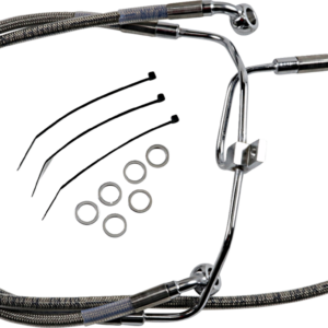 Brake Line - +6" - Stainless Steel - FXDF '08-'17