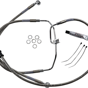 Brake Line - +10" - Stainless Steel - FXDF '08-'17