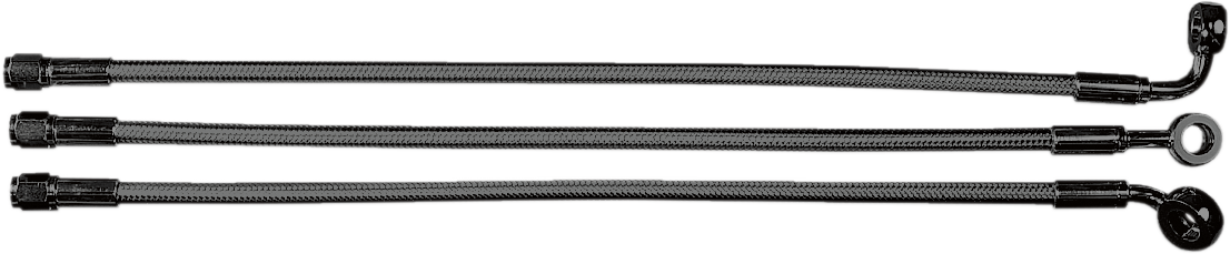 Brake Line - 10mm-35° - 17" - Black Pearl