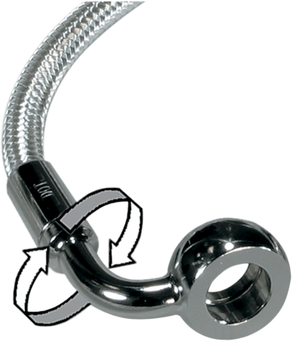 Brake Line - 180/90° - 46" - Sterling Chromite II - Image 2