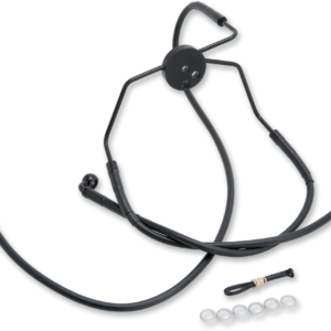 Brake Line - Front - +8" - FL '08-'13 - Black