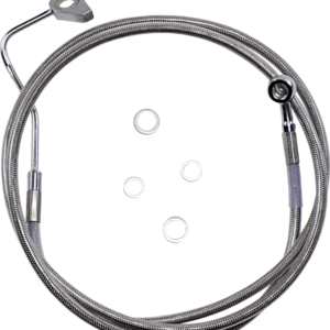 Brake Line - +4" - Stainless Steel - ABS