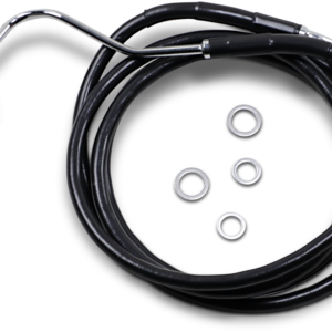 Brake Line - Front (Upper) - Black - +10" with ABS