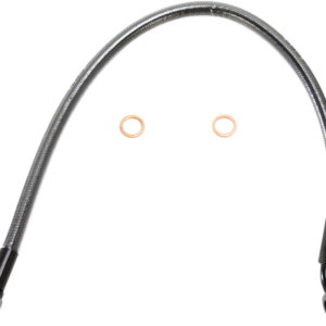 Brake Line - 10 mm-35° - 17" - Black Pearl