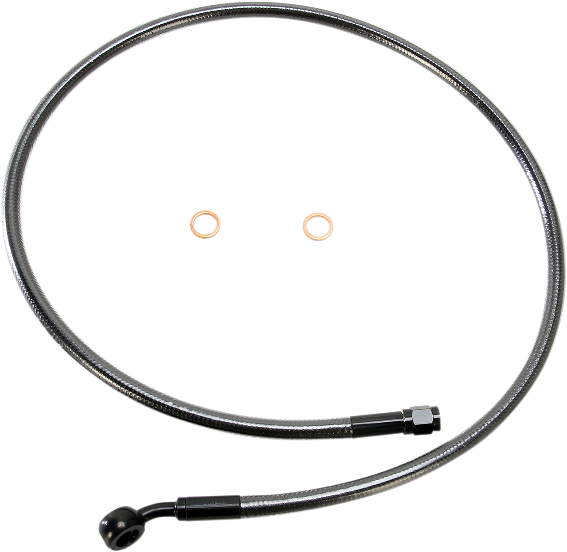Brake Line - 10 mm-35° - 34" - Black Pearl