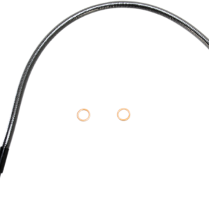 Brake Line - 10 mm-90° - 22" - Black Pearl