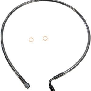 Brake Line - 10 mm-90° - 30" - Black Pearl