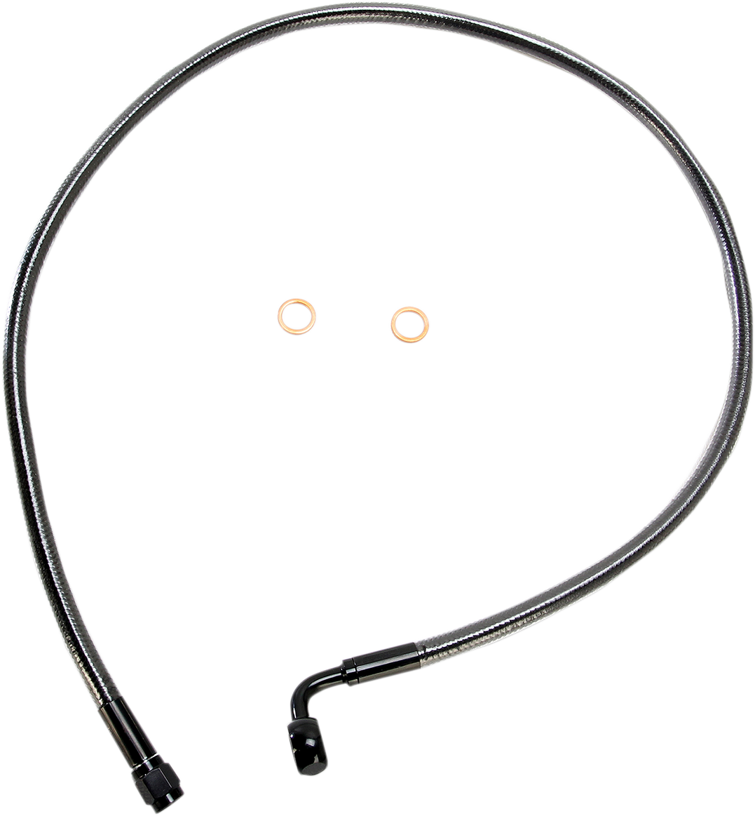 Brake Line - 10 mm-90° - 32" - Black Pearl