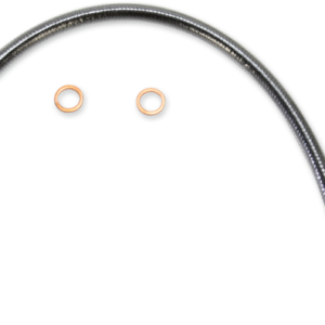 Brake Line - 10 mm-90° - 34" - Black Pearl