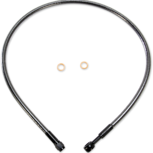 Brake Line - 10 mm-Straight - 30" - Black Pearl