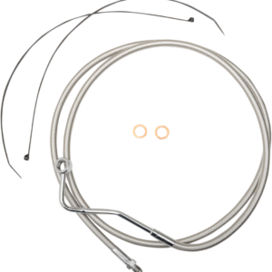 Mid Brake Line - ABS - Polished Stainless