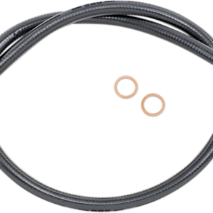 Brake Line - 10 mm-35° - 27" - Black Pearl