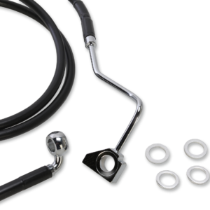 Brake Line - Front (Upper) - Black - +4"