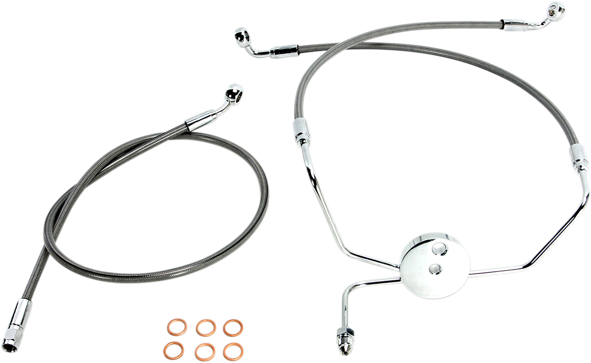 Brake Line - Front - XR - Stainless Steel - Image 3