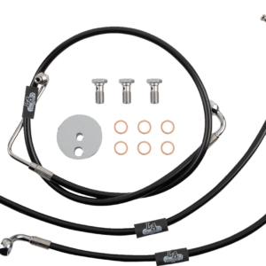 Brake Line - 18" - 20" Ape Hanger Handlebars - Black