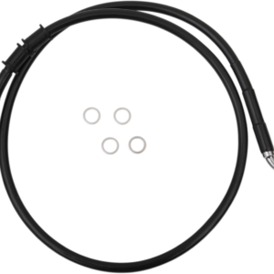 Brake Line - Front - +2" - Black - XL