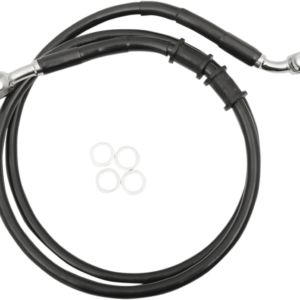 Brake Line - Front - +6" - Black - XL