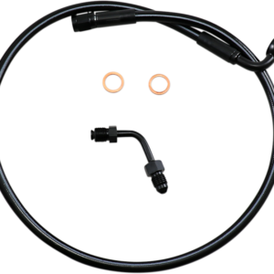 Brake Line - Upper with Adapter - Black