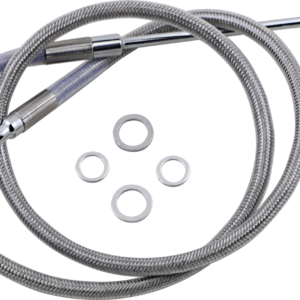 Brake Line - +6" - Stainless Steel - '15-'17 Softail