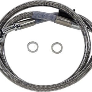 Brake Line - +4" - Stainless Steel - '18-'22 Softail