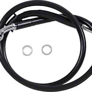 Brake Line - +6" - Black - '18-'22 Softail