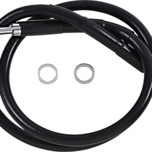 Brake Line - +8" - Black - '18-'21 Softail