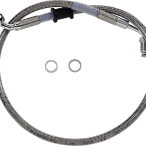 Brake Line - +2" - Stainless Steel - '18-'21 Softail