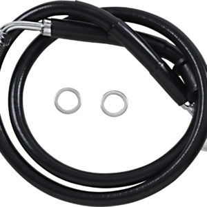Brake Line - +6" - Black - '18-'21 Softail