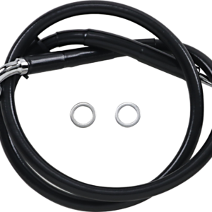Brake Line - +8" - Black - '18-'21 Softail